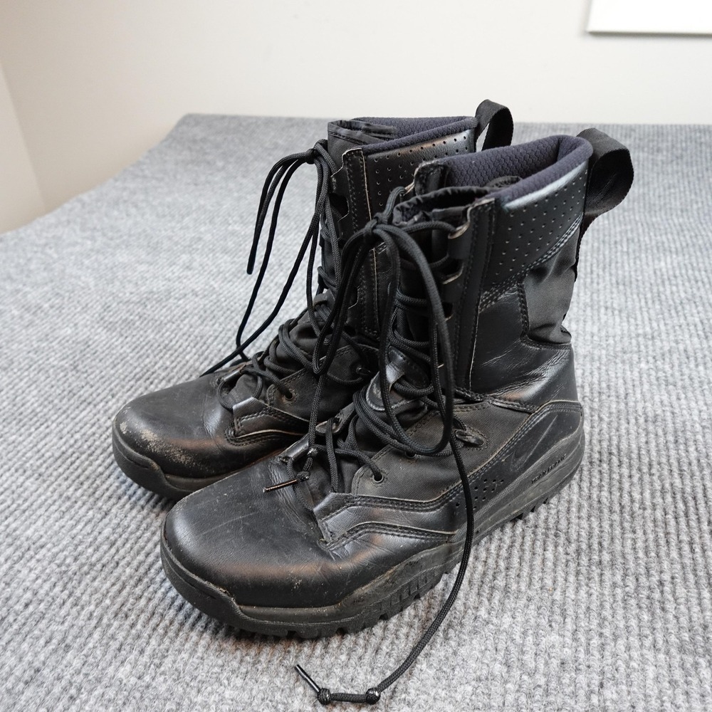 Nike SFB Field 2 8" Boots Mens 10 Black Leather Combat Tactical AO7507-001